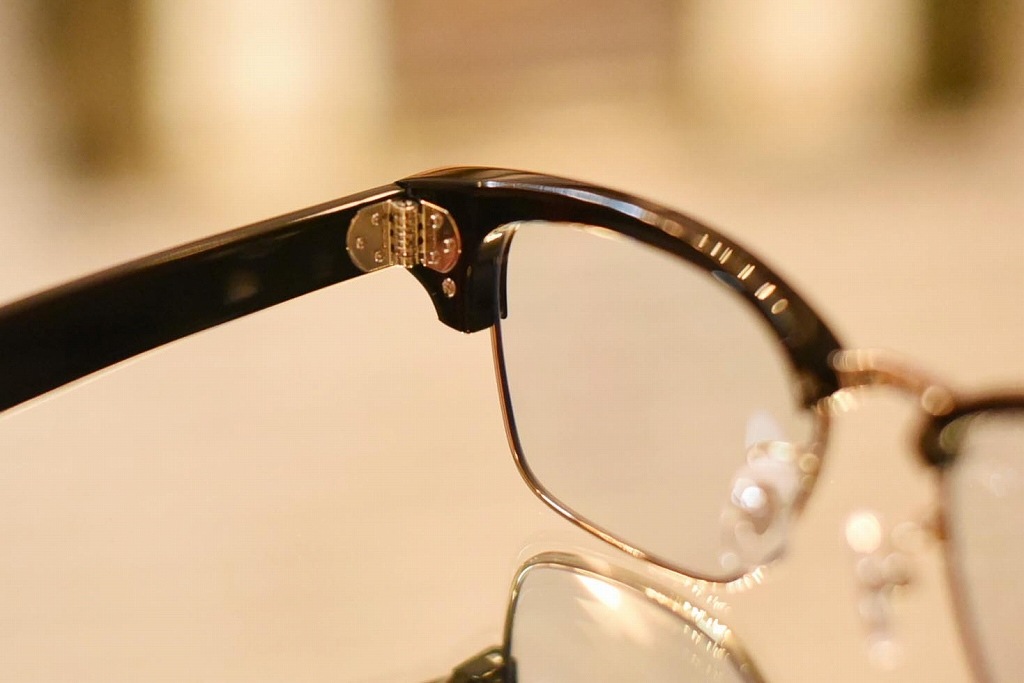 RH-BB サングラス 「RAWGUN」 BLACK ハーフリム lens：ブルー　INNOCENT Original Products