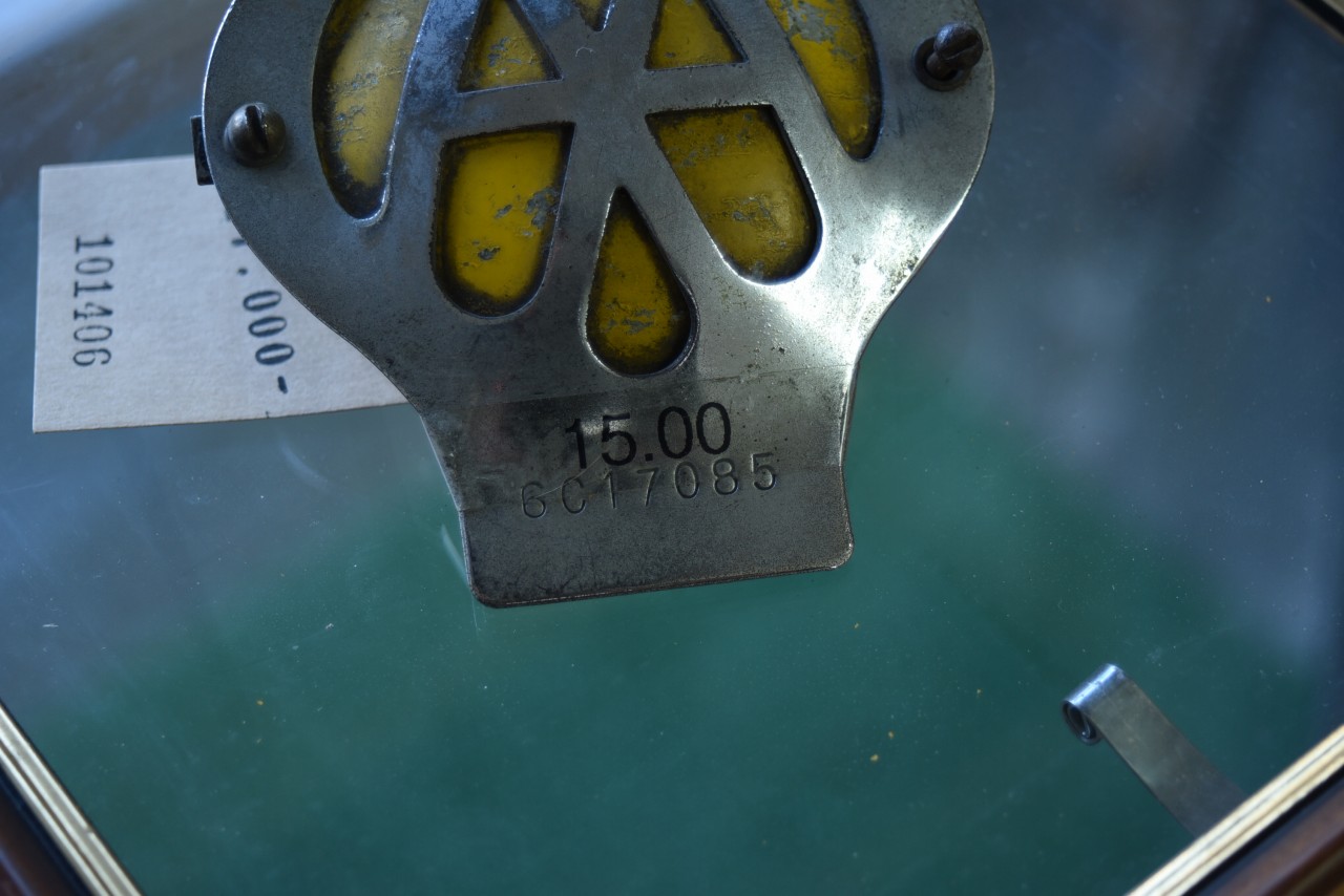 101406 UK ヴィンテージ　AA Automobile Association カーバッチ