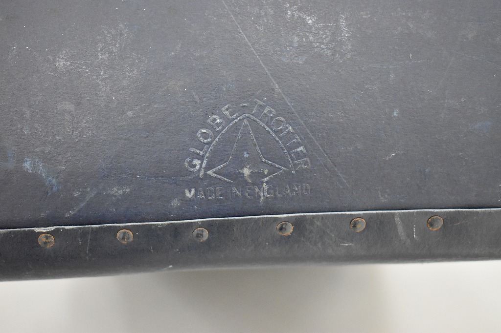 108959 UK ヴィンテージ 英国 グローブ トロッター 「GLOBE TROTTER」 MADE IN ENGLAND 刻印