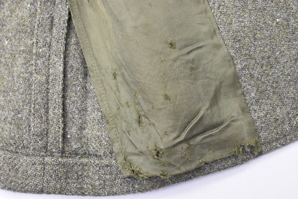 109132  [TA]ヴィンテージ 「HARRIS TWEED」made in ITALY ツイード ジャケット