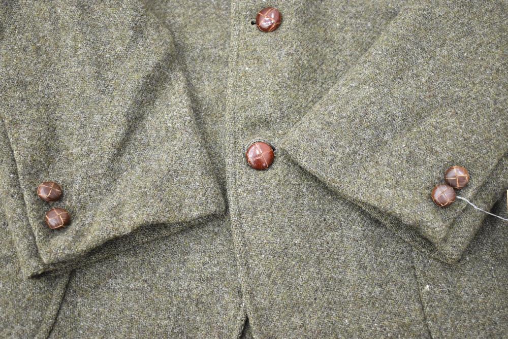 109132  [TA]ヴィンテージ 「HARRIS TWEED」made in ITALY ツイード ジャケット
