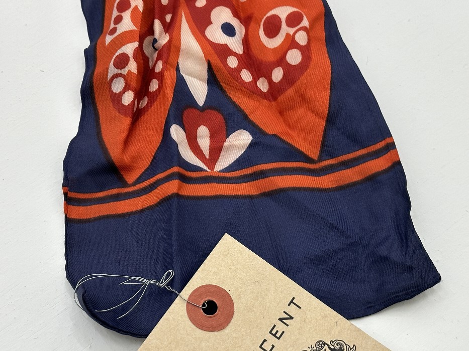 雑貨 古着 80s Scotland製 A.Sulka&Company 無地 ソリッド 100