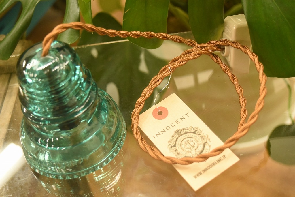 104773　インダストリアル　ガラスインシュレーター　ランプ　照明　USA　　碍子　i008