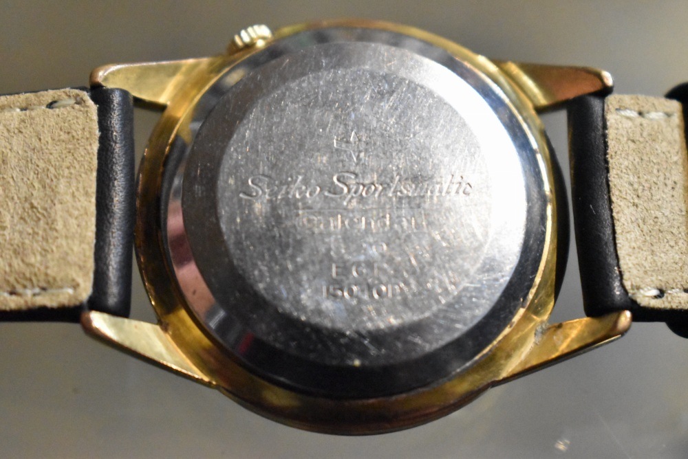109582 腕時計 1960s VINTAGE SEIKO Sportsman Calendar 駒マーク セイコー ヴィンテージ 17石 15040D 手巻き