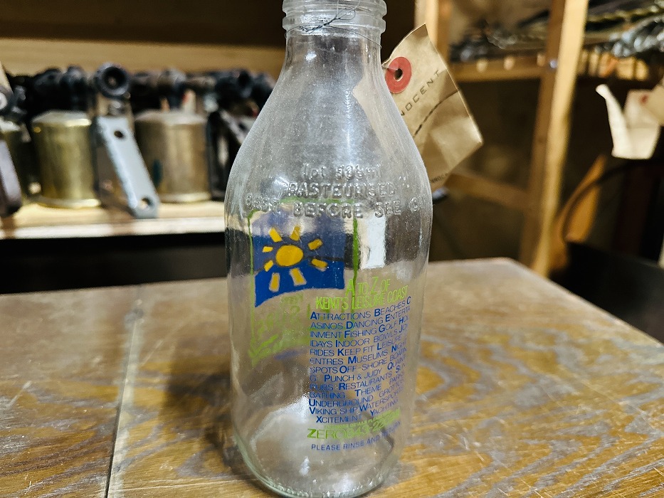 001904 ヴィンテージ ボトル 瓶 イギリス ガラス