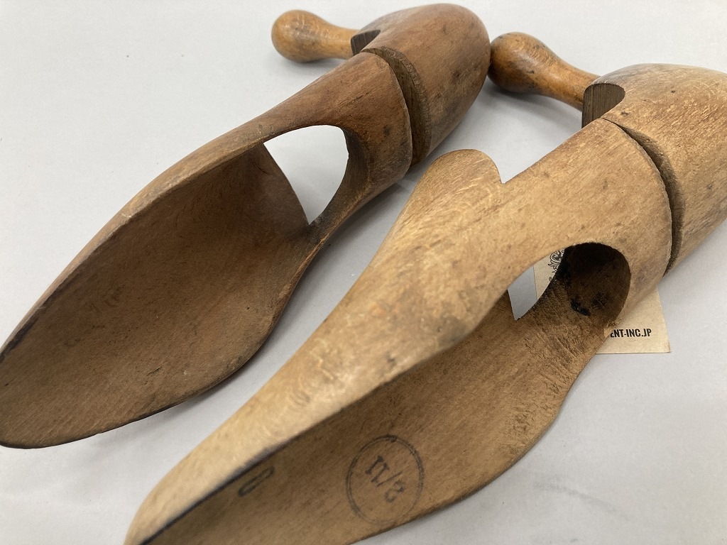 108618 ヴィンテージ　折りたたみ式　フォールディングシューキーパー　靴　木型　