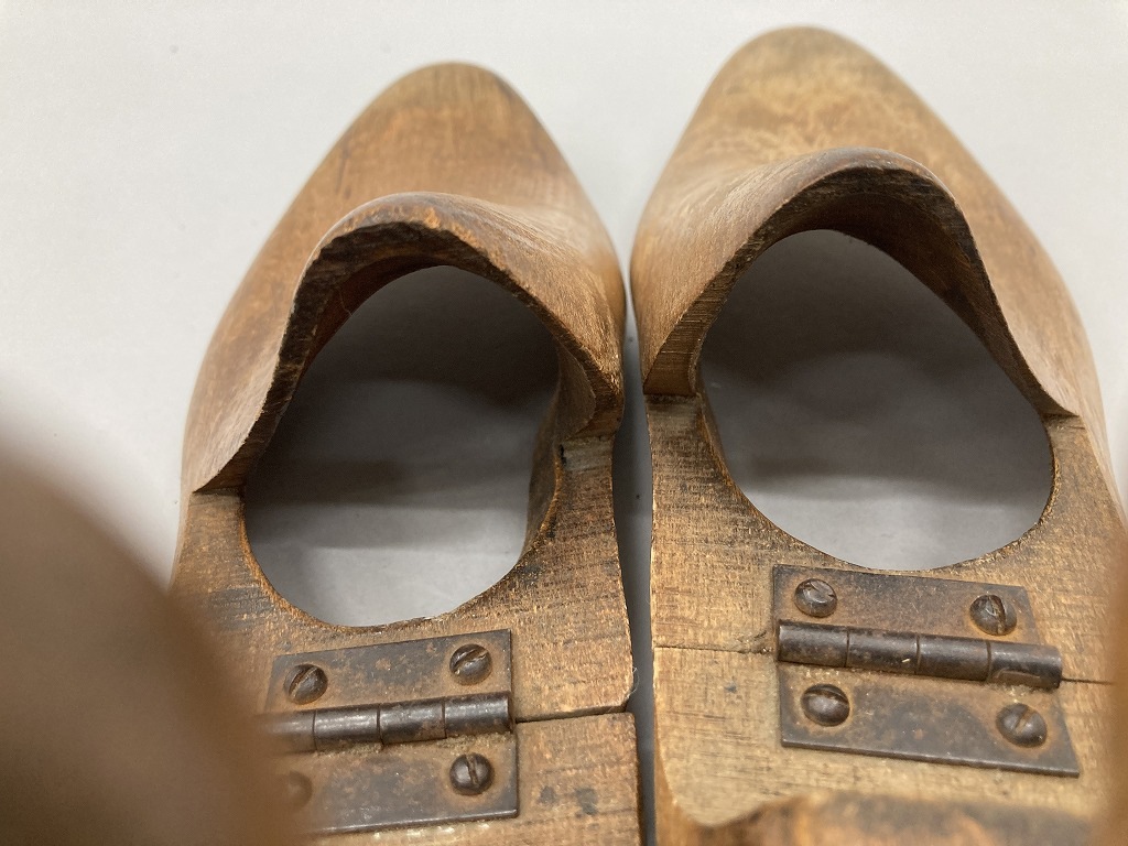 108618 ヴィンテージ　折りたたみ式　フォールディングシューキーパー　靴　木型　