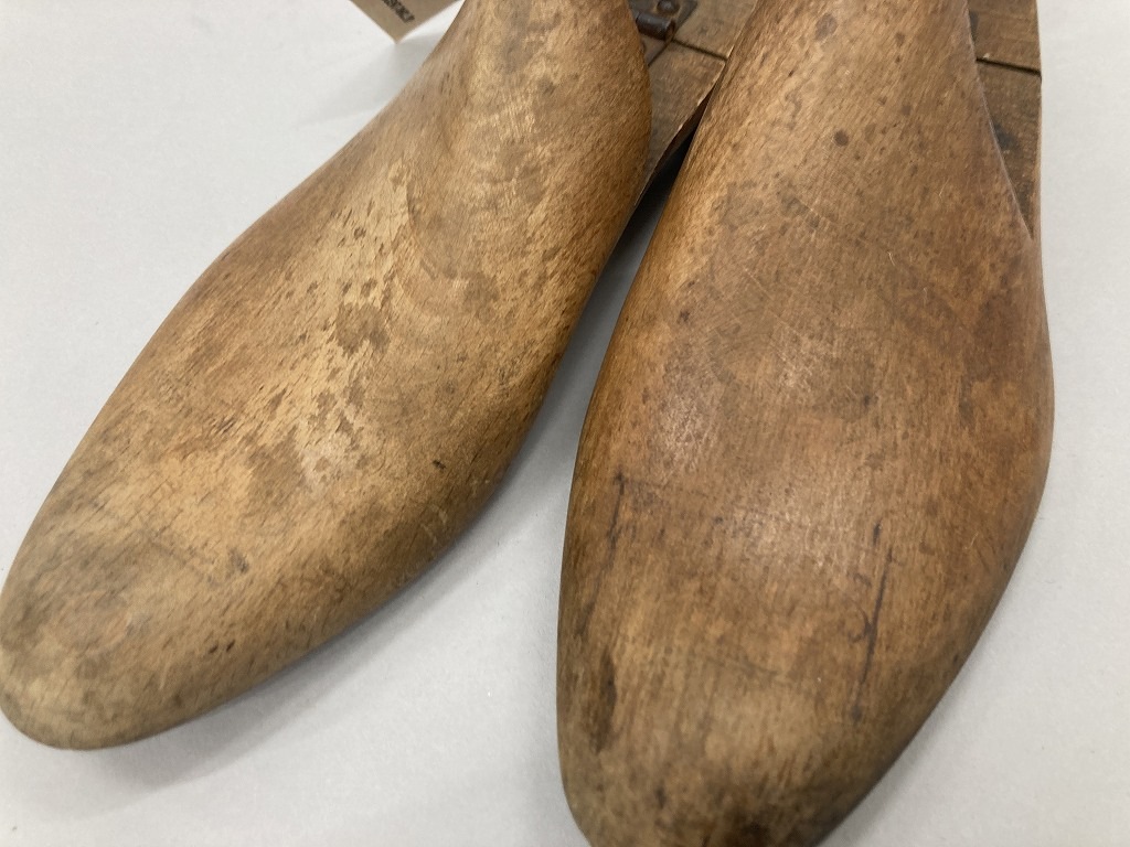 108618 ヴィンテージ　折りたたみ式　フォールディングシューキーパー　靴　木型　