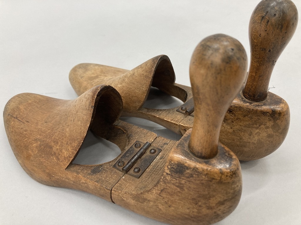 108618 ヴィンテージ　折りたたみ式　フォールディングシューキーパー　靴　木型　