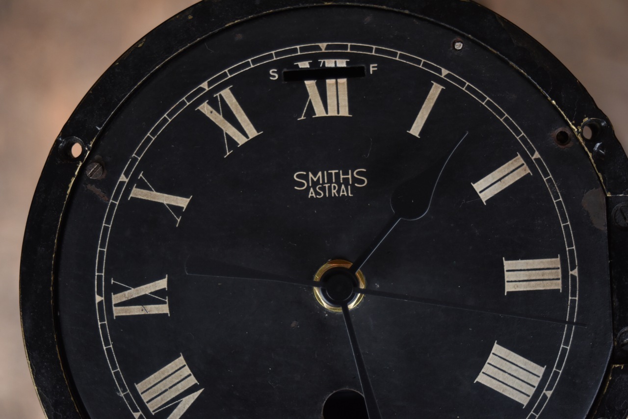 ヴィンテージ　英国時計　SMITHS（スミス）船舶掛け時計　