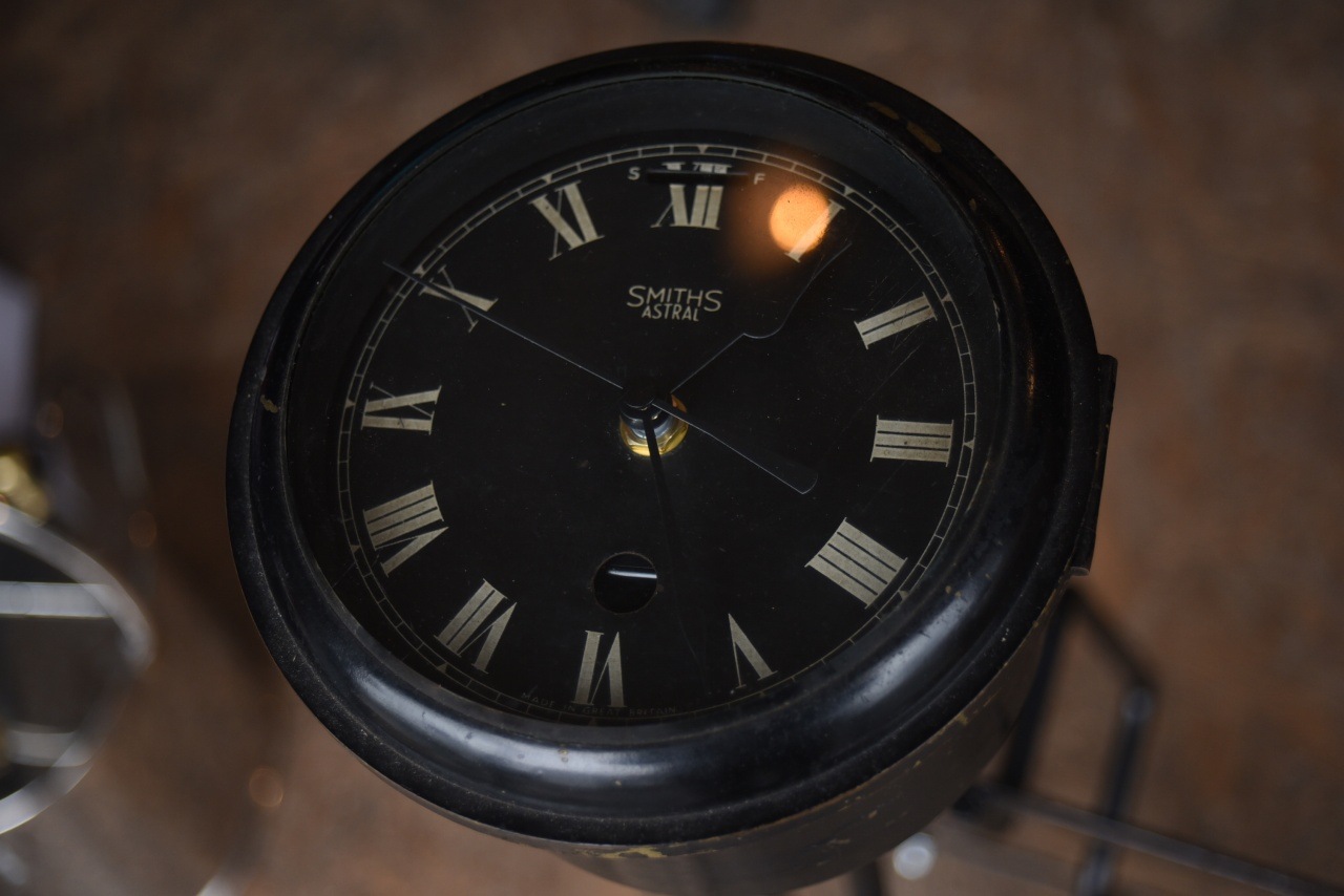 ヴィンテージ　英国時計　SMITHS（スミス）船舶掛け時計　