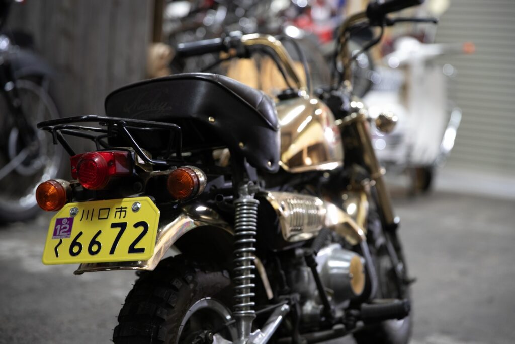 R0007 レンタル　貸出車両 「HONDA MONKEY GOLD Limited Edition」モンキー ゴールド リミテッドエディション