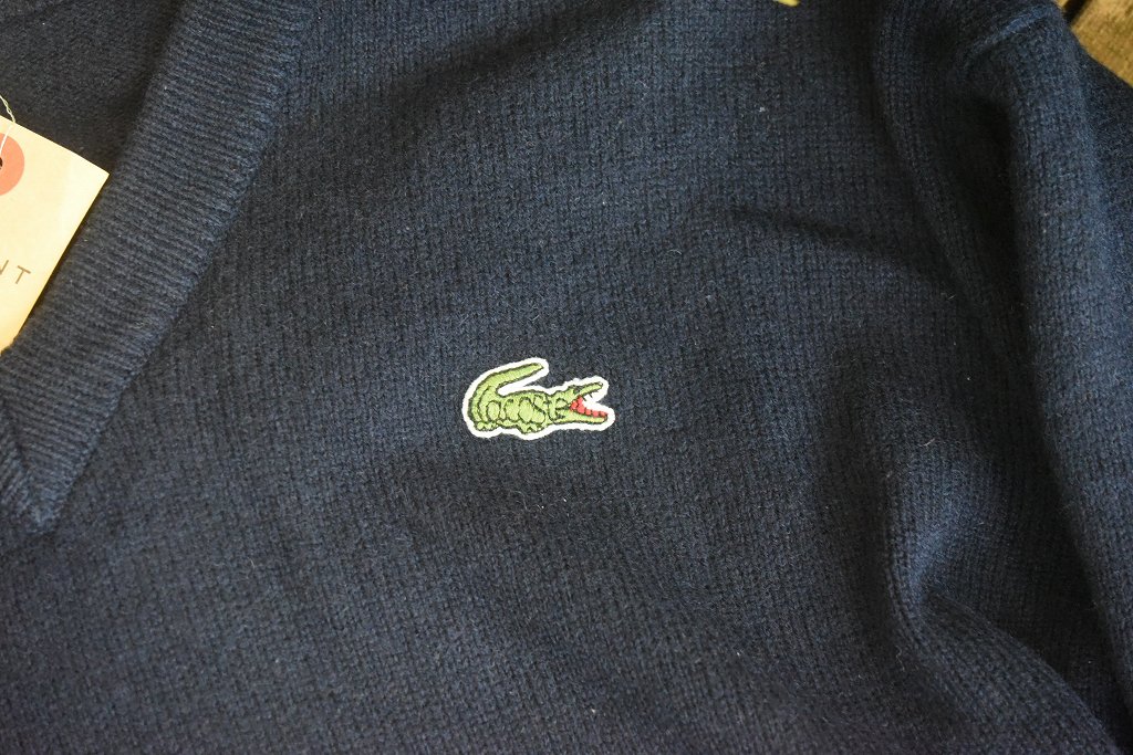 104971 「LACOSTE　ラコステ」 長袖セーター　MADE IN FRANCE