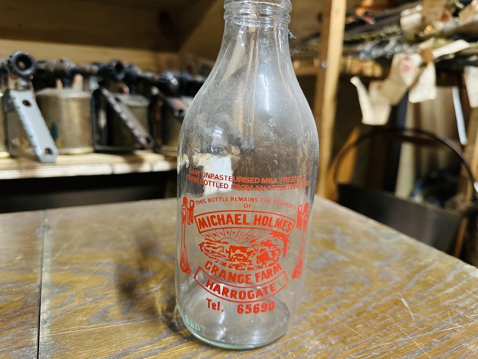 002498 ヴィンテージ ボトル 瓶 イギリス ガラス