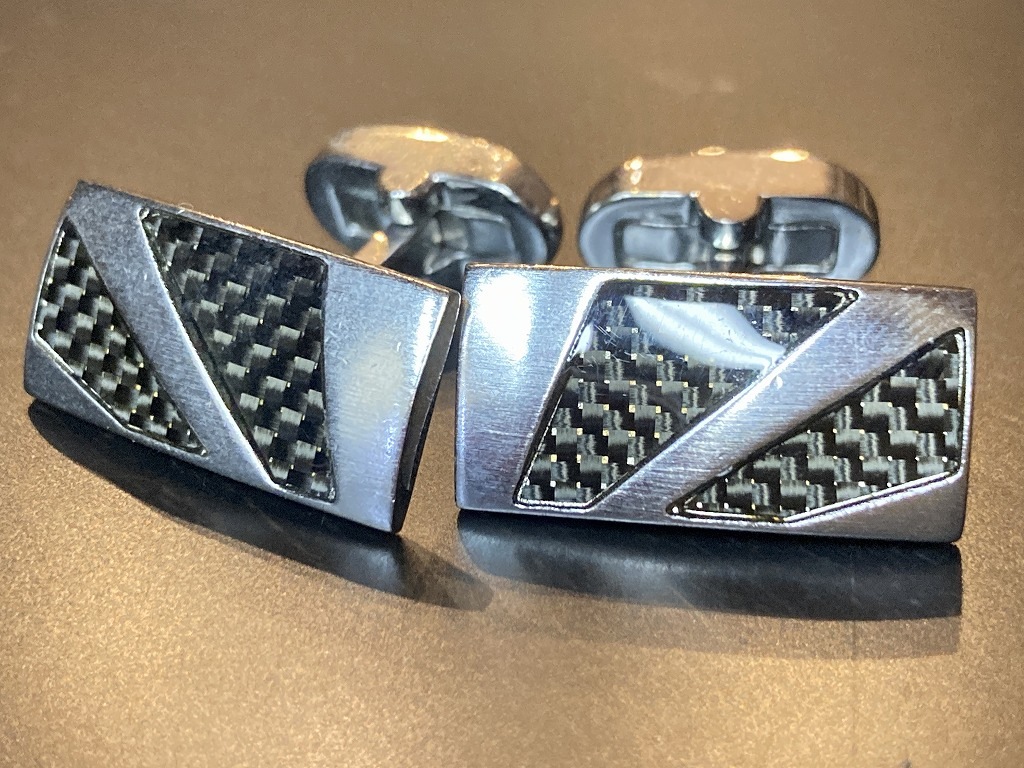 107432　カフスボタン　カフリンクス　スウィヴル式