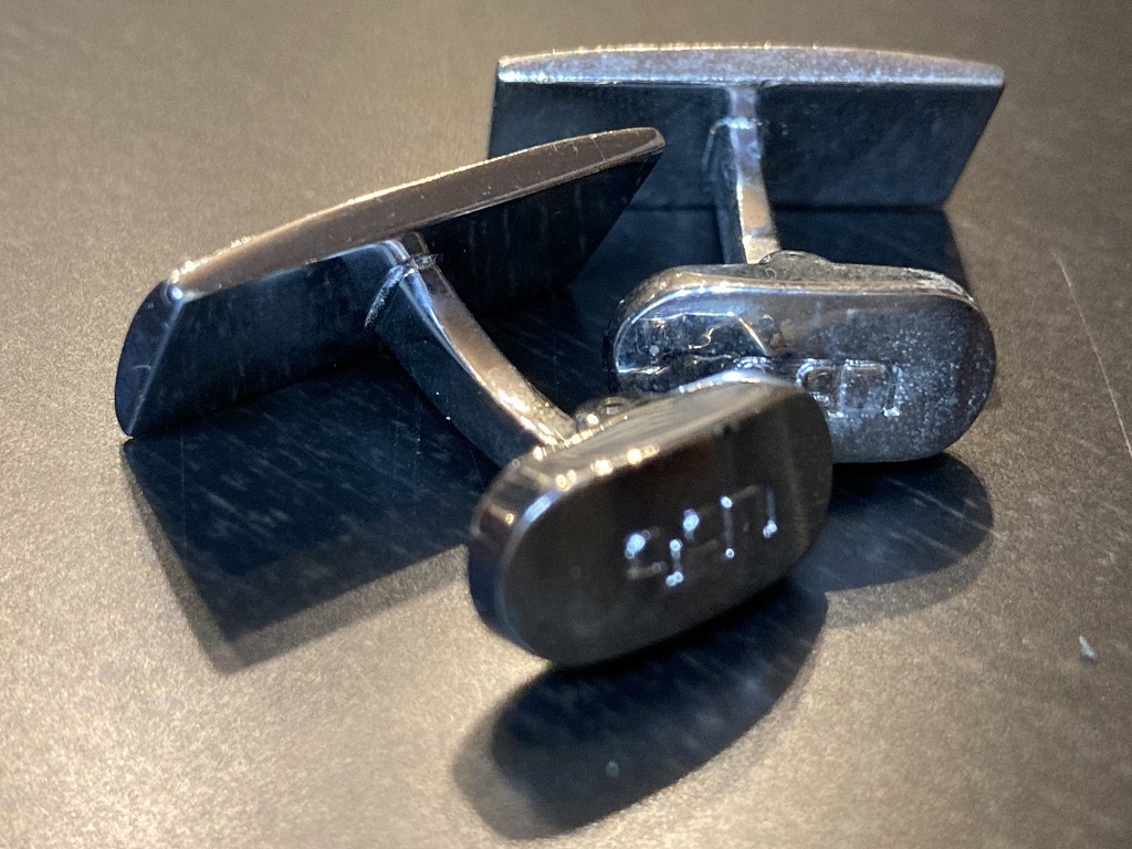 107432　カフスボタン　カフリンクス　スウィヴル式