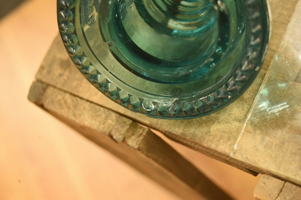 SR 104771 インダストリアル　ガラスインシュレーター　ランプ　照明　USA　　碍子　i008