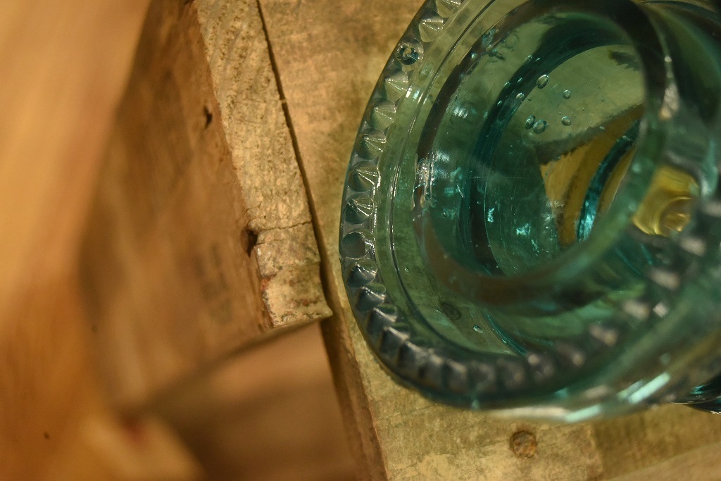 SR 104771 インダストリアル　ガラスインシュレーター　ランプ　照明　USA　　碍子　i008