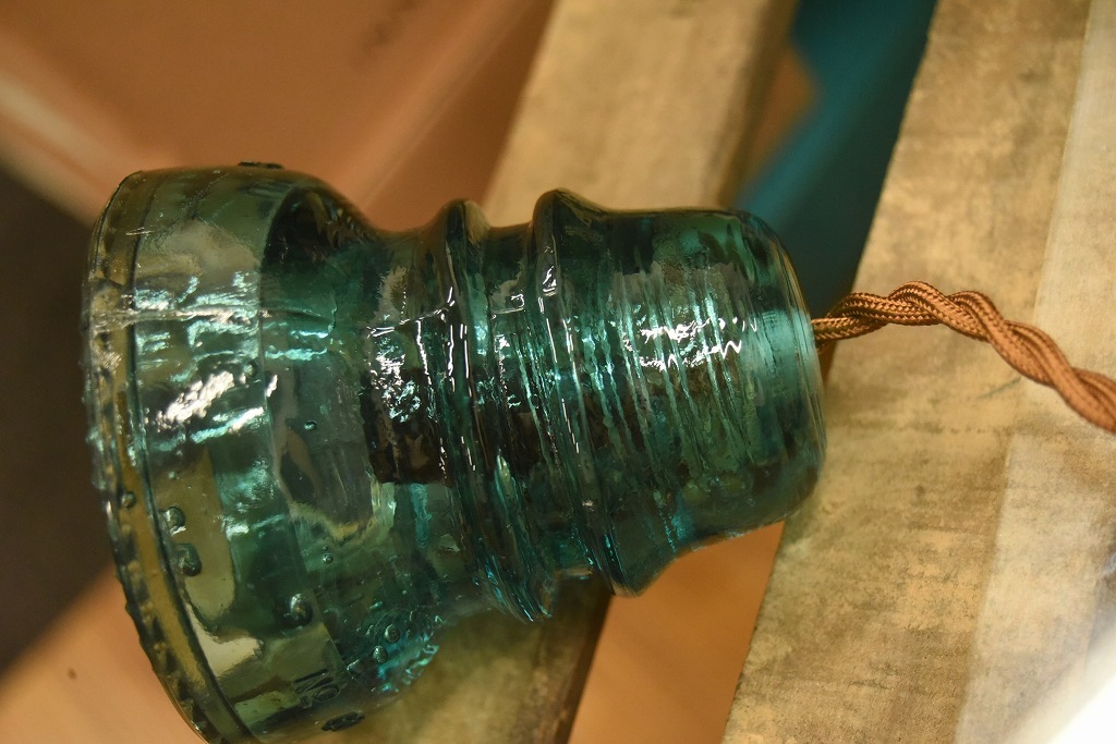 SR 104771 インダストリアル　ガラスインシュレーター　ランプ　照明　USA　　碍子　i008