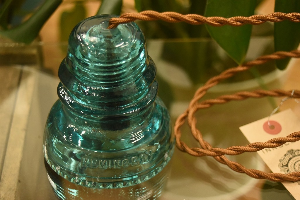 SR 104771 インダストリアル　ガラスインシュレーター　ランプ　照明　USA　　碍子　i008