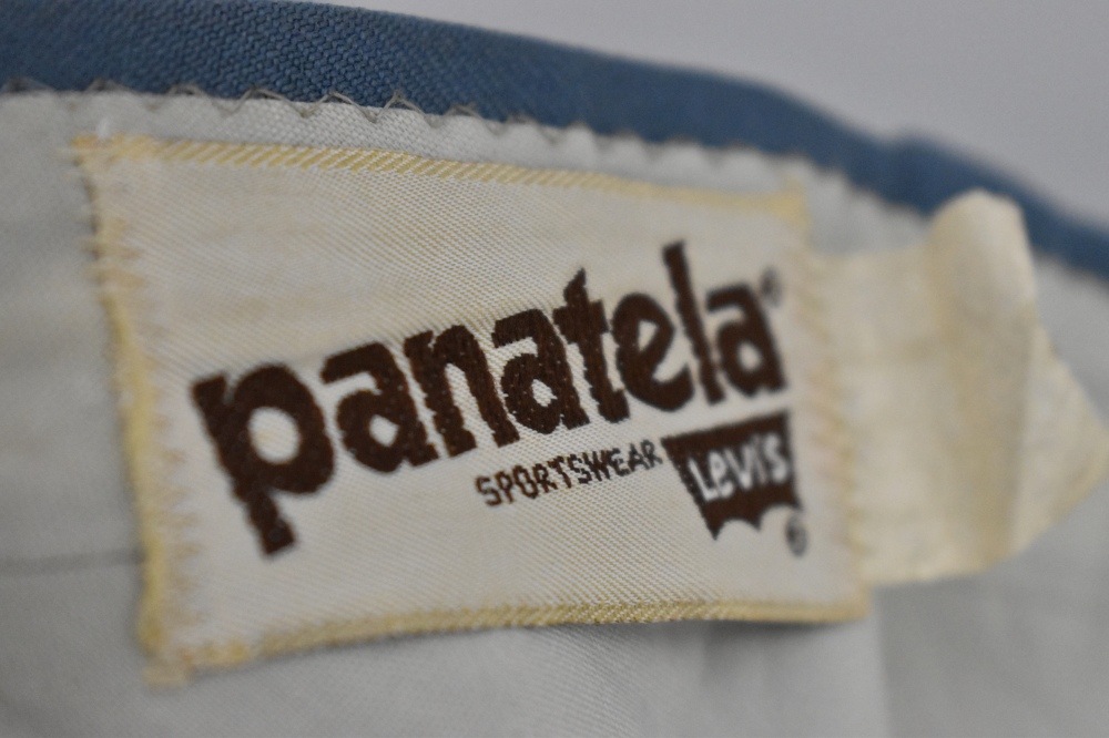 108964 [CO] 「Levi's」panatela スラックス パンツ スタプレ ブルー 42TALON  Levis リーバイス