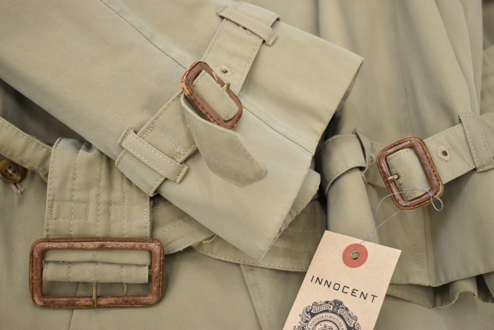 109477 ヴィンテージ「Aquascutum」アクアスキュータム トレンチコート 