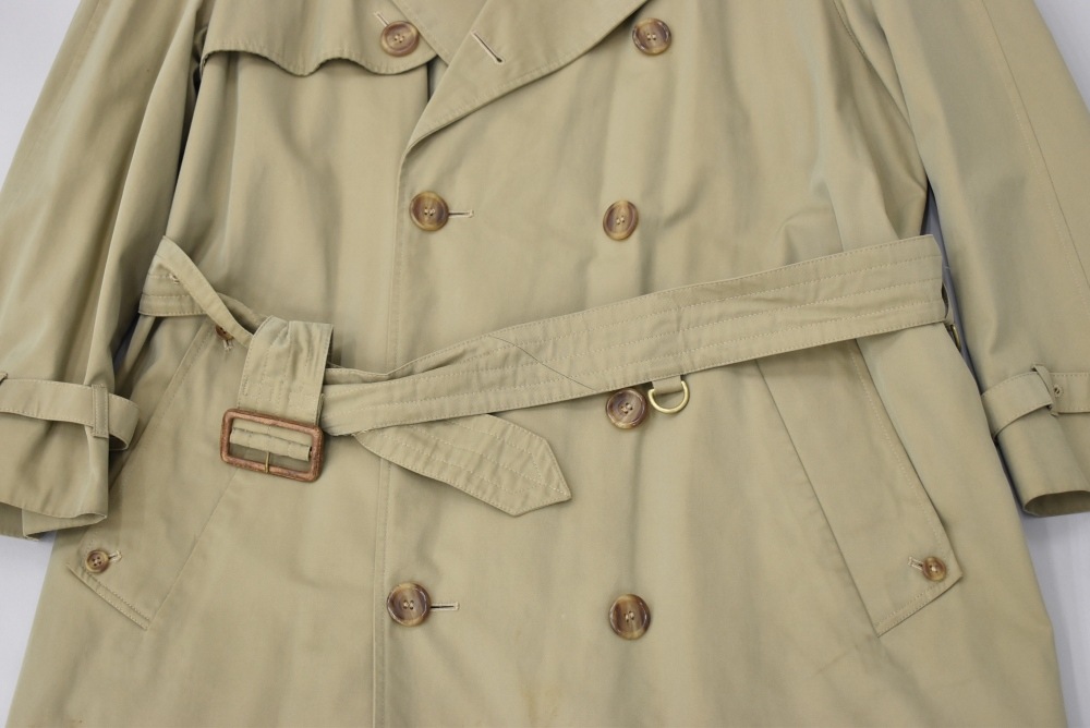 109477 ヴィンテージ「Aquascutum」アクアスキュータム トレンチコート 