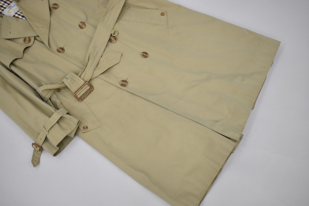 109477 ヴィンテージ「Aquascutum」アクアスキュータム トレンチコート 
