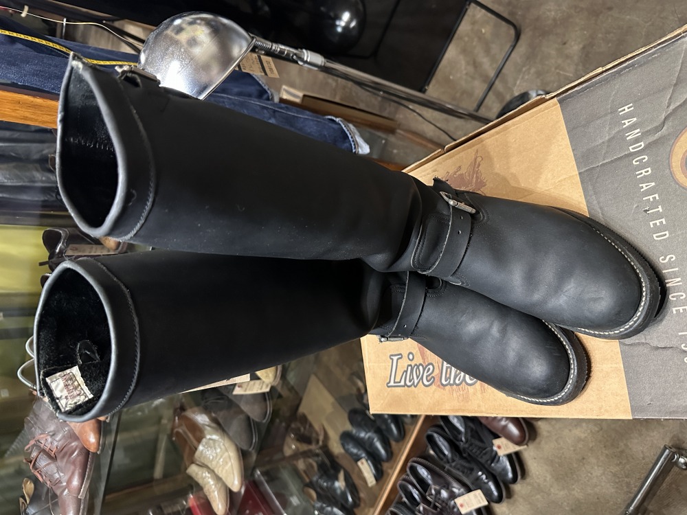 109430 「CHIPPEWA」ロングエンジニアブーツ レザーブーツ  箱付き SIZE 9 1/2