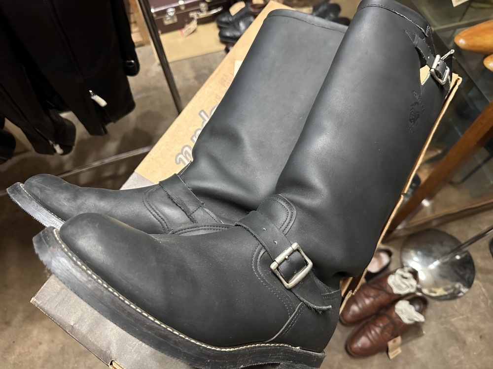 109430 「CHIPPEWA」ロングエンジニアブーツ レザーブーツ  箱付き SIZE 9 1/2