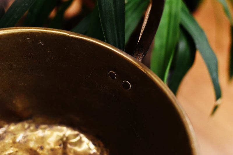 105312 真鍮　ブラス製　パン　鍋　MADE IN ENGLAND　英国