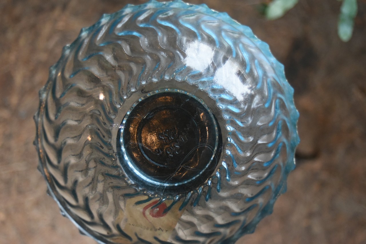 102487 ヴィンテージ　英国 ガラス ボール　UK刻印