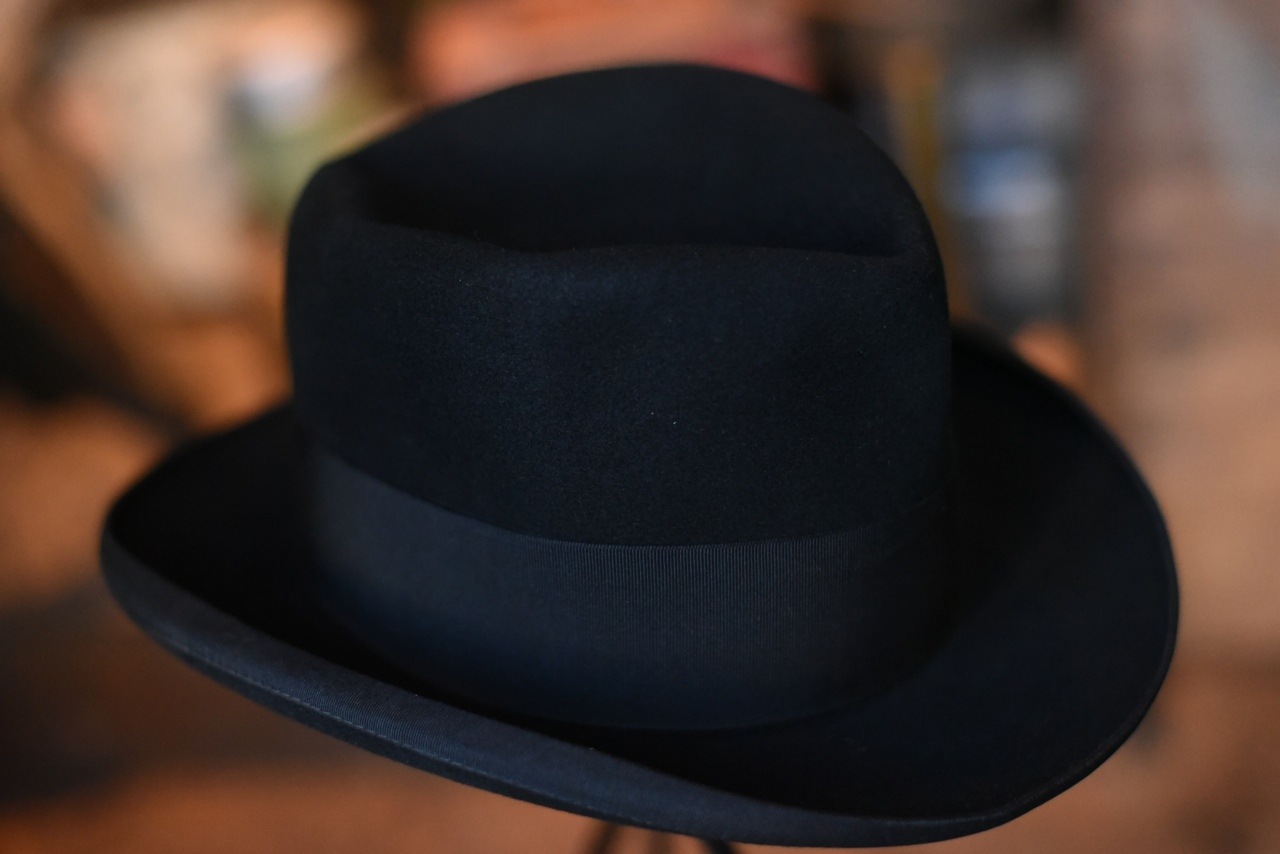 ヴィンテージ ビーバー Churchill ホンブルグット 58cm 美品 USA