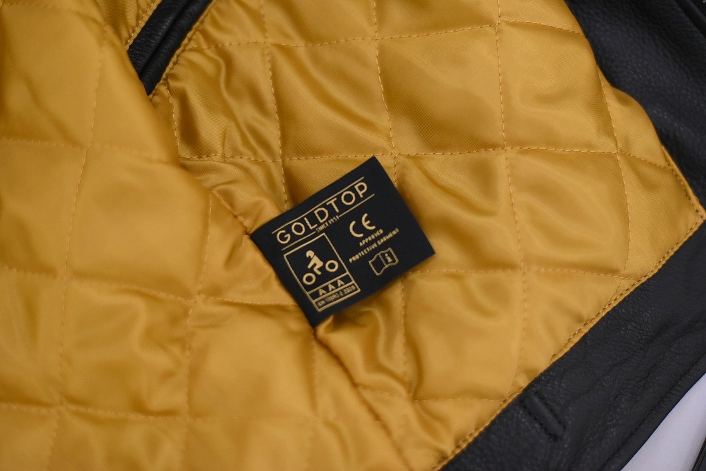 英国 「GOLDTOP」 「The 1958 Jacket」 レザージャケット COLOR：BLACK　　送料無料