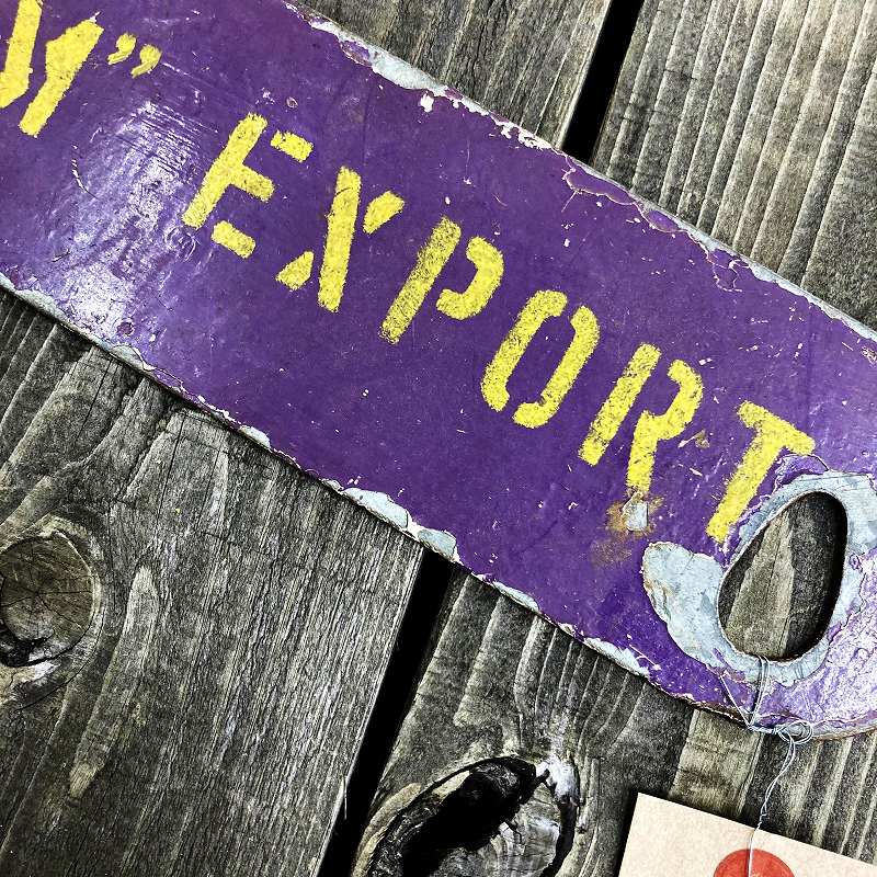 105591 ヴィンテージ サインプレート 看板 MADE IN ENGLAND