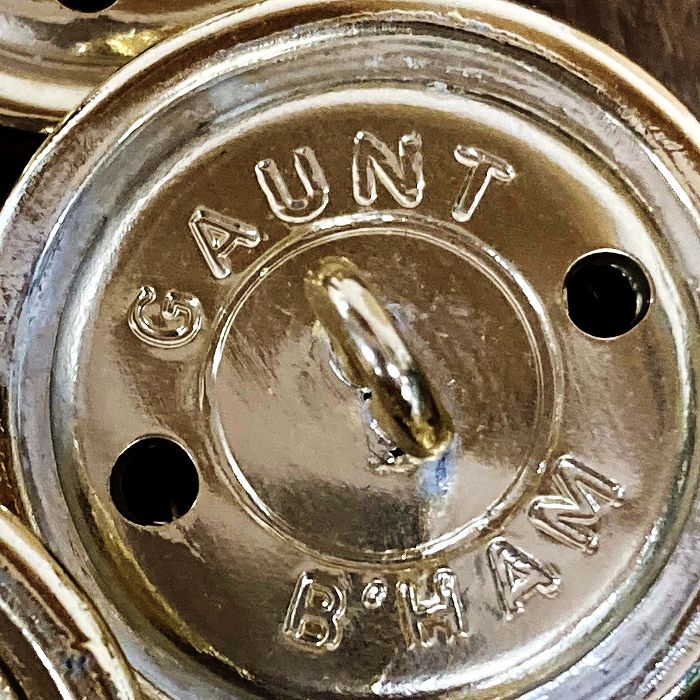 105961 英国　FIDE ET FIDUCIA  Royal Army ボタン　6個セット　真鍮製紋章 