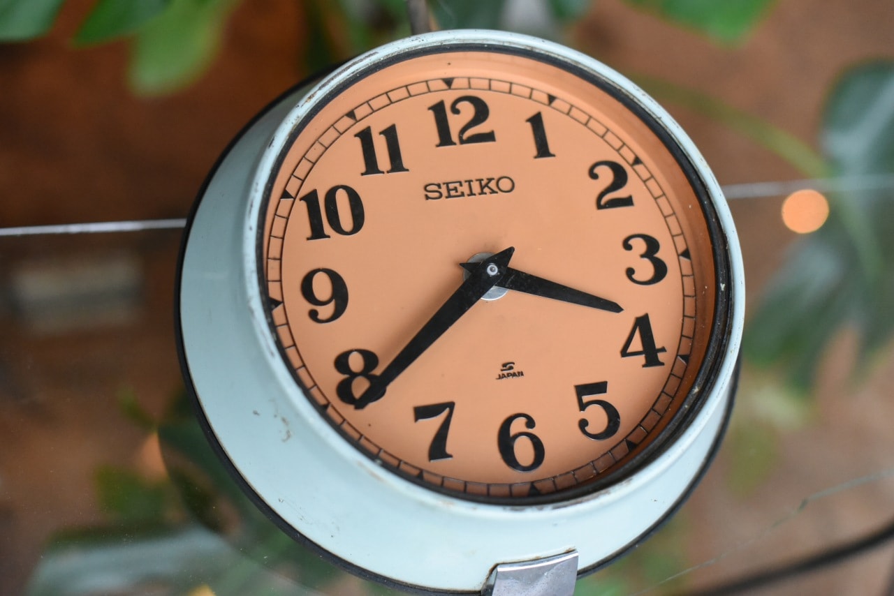 102610 セイコー クロック SEIKO KS474M 防塵型 掛時計 船舶時計