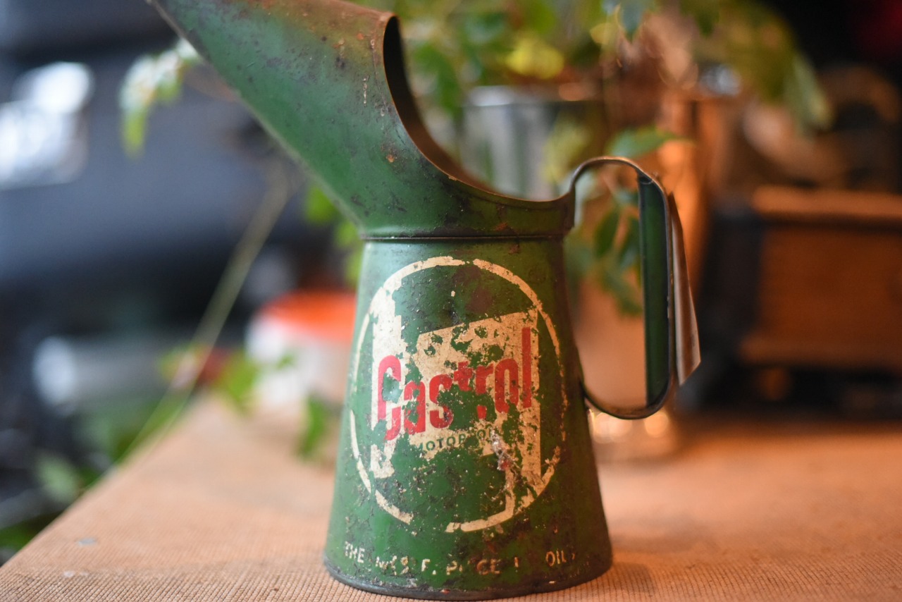 101762 ヴィンテージ カストロール　オイル差し　オイル缶