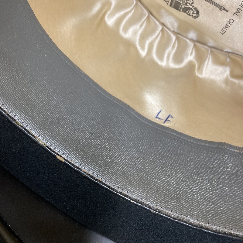 美品 英国ヴィンテージ Battersby ハット 美品 レアカラー 58cm ビンテージ~50's○ロデオペイントストローハットsize 6 5/8