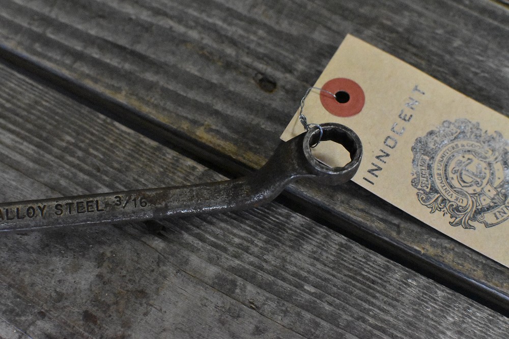 107014 UK ヴィンテージ　両口メガネレンチ　ツール　米国 MADE IN USA