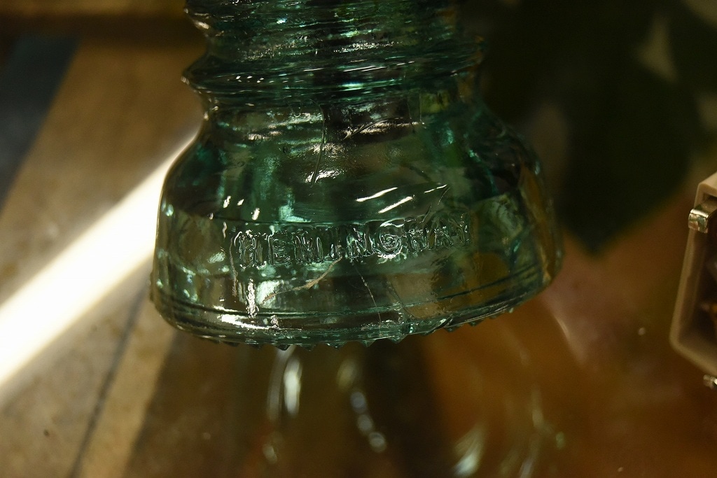 104768 インダストリアル ガラスインシュレーター ランプ 照明 USA 碍子 i008