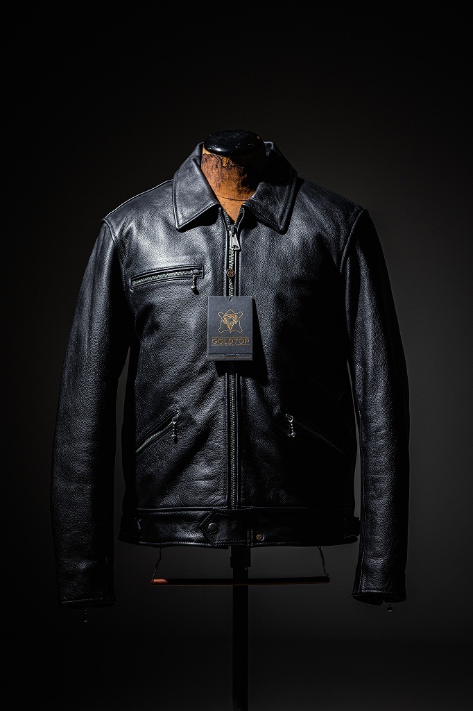 英国 「GOLDTOP」 「The 1959 Jacket」 レザージャケット COLOR：BLACK　　送料無料　5%ポイント還元