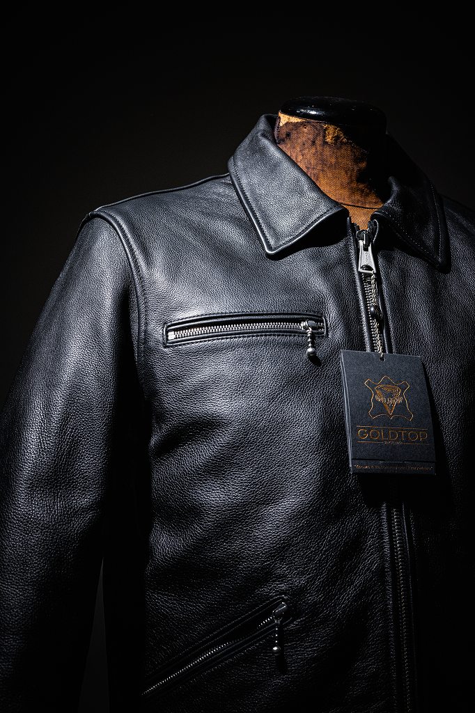 英国 「GOLDTOP」 「The 1959 Jacket」 レザージャケット COLOR：BLACK　　送料無料　5%ポイント還元