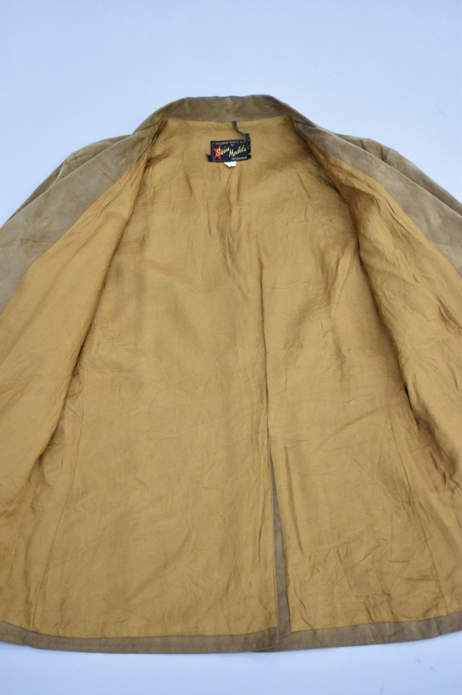 108960 EXCLUSIVE SPORTS WEAR Swiss models MELBOURNE スウェードジャケット コート 