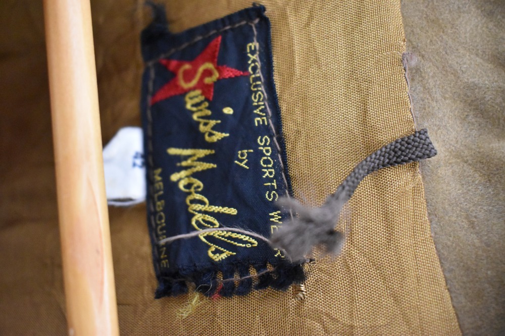 108960 EXCLUSIVE SPORTS WEAR Swiss models MELBOURNE スウェードジャケット コート 