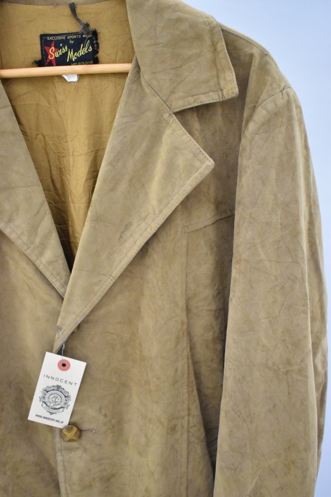108960 EXCLUSIVE SPORTS WEAR Swiss models MELBOURNE スウェードジャケット コート 