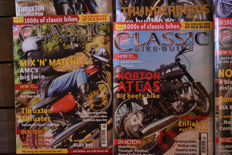 B0898 「CLASSIC BIKE GUIDE」 クラシックバイクガイド 12冊セット　ヴィンテージ　モーターサイクル誌　古本　雑誌