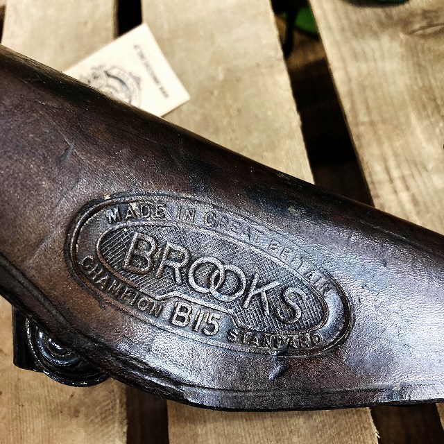 105699 ヴィンテージ　「BROOKS」 B15  ブルックス　サドル　シート　自転車