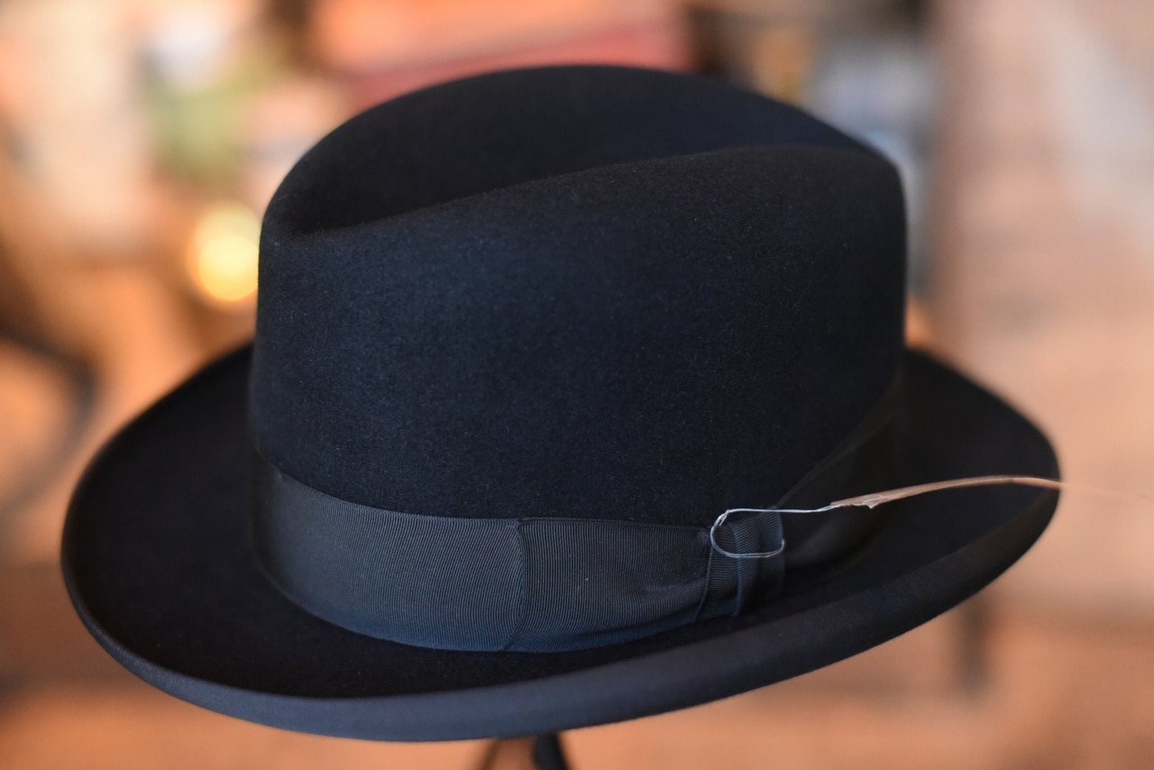 101797 ヴィンテージ 「Dunn & Co.ltd LONDON」 中折れ帽 ソフトハット