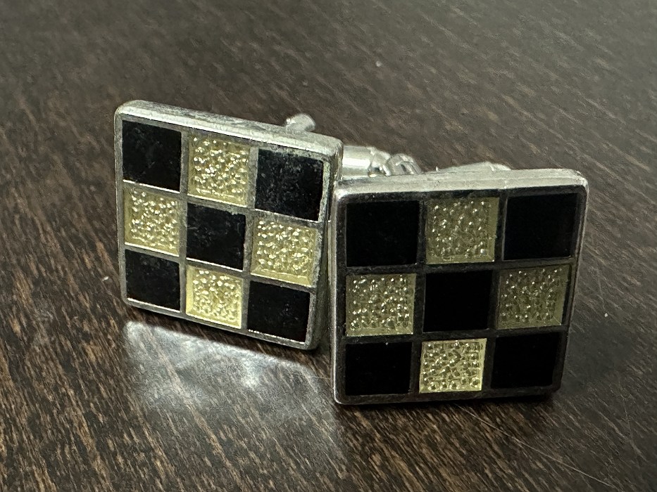 107416 カフスボタン カフリンクス スウィヴル式